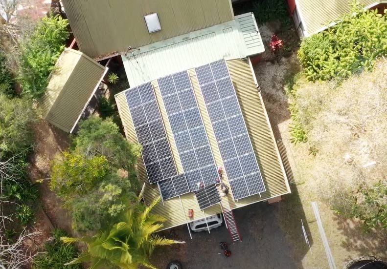 Solar Power System at Gold Coast Home Stored Solar Power