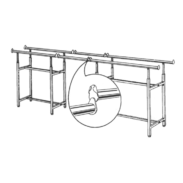 Double Bar Rack Double Bar Garment Racks Heavy Duty Racks Store