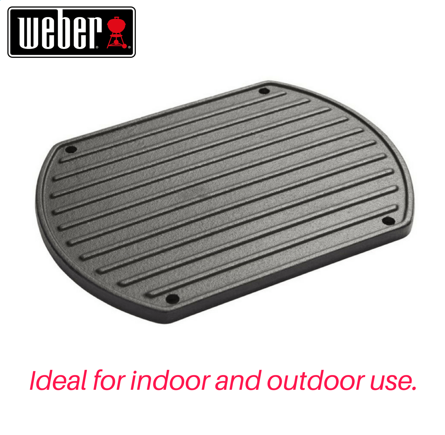 Weber Q Hotplate BBQ Hot Plate Barbecue Grill New Portable Cooktop CAST