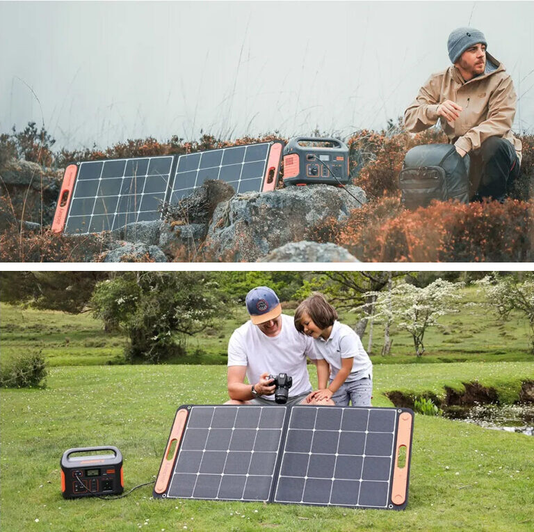 Зарядна станція Jackery Explorer 500 (500 Вт·год / 500 Вт) + Solarsaga