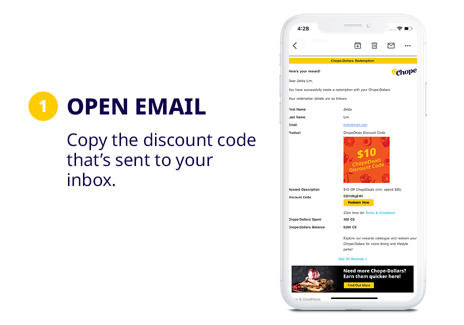 The ChopeDollars Program