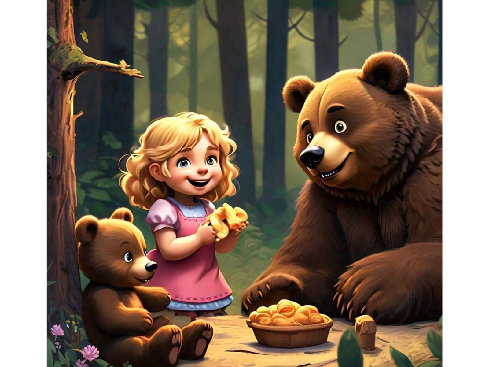 Goldilocks And The Three Bears | A Famous Bedtime Story for Kids With Audio