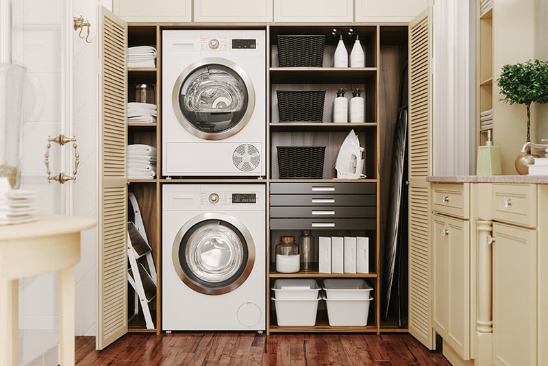 Can You Lay a Stackable Washer and Dryer Down to Move It?
