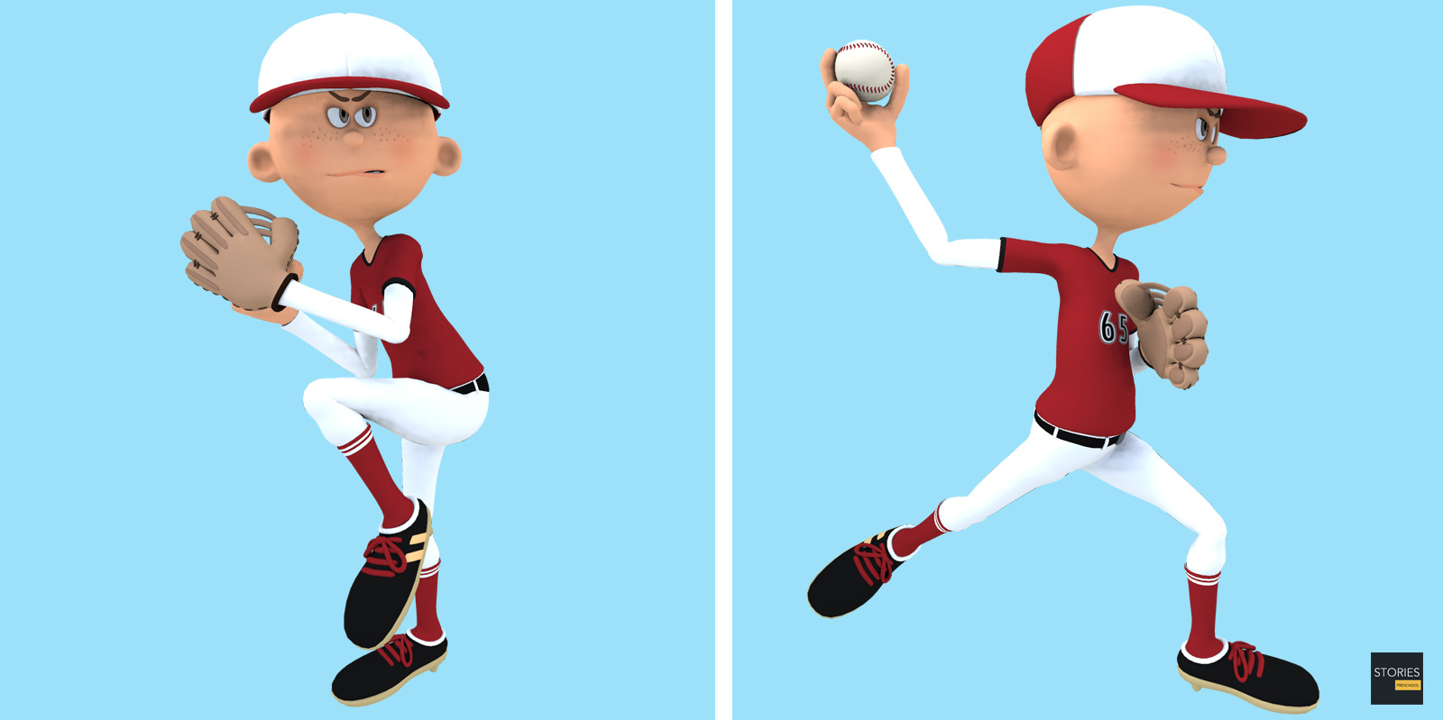 Pitching Baseball Stories Preschool