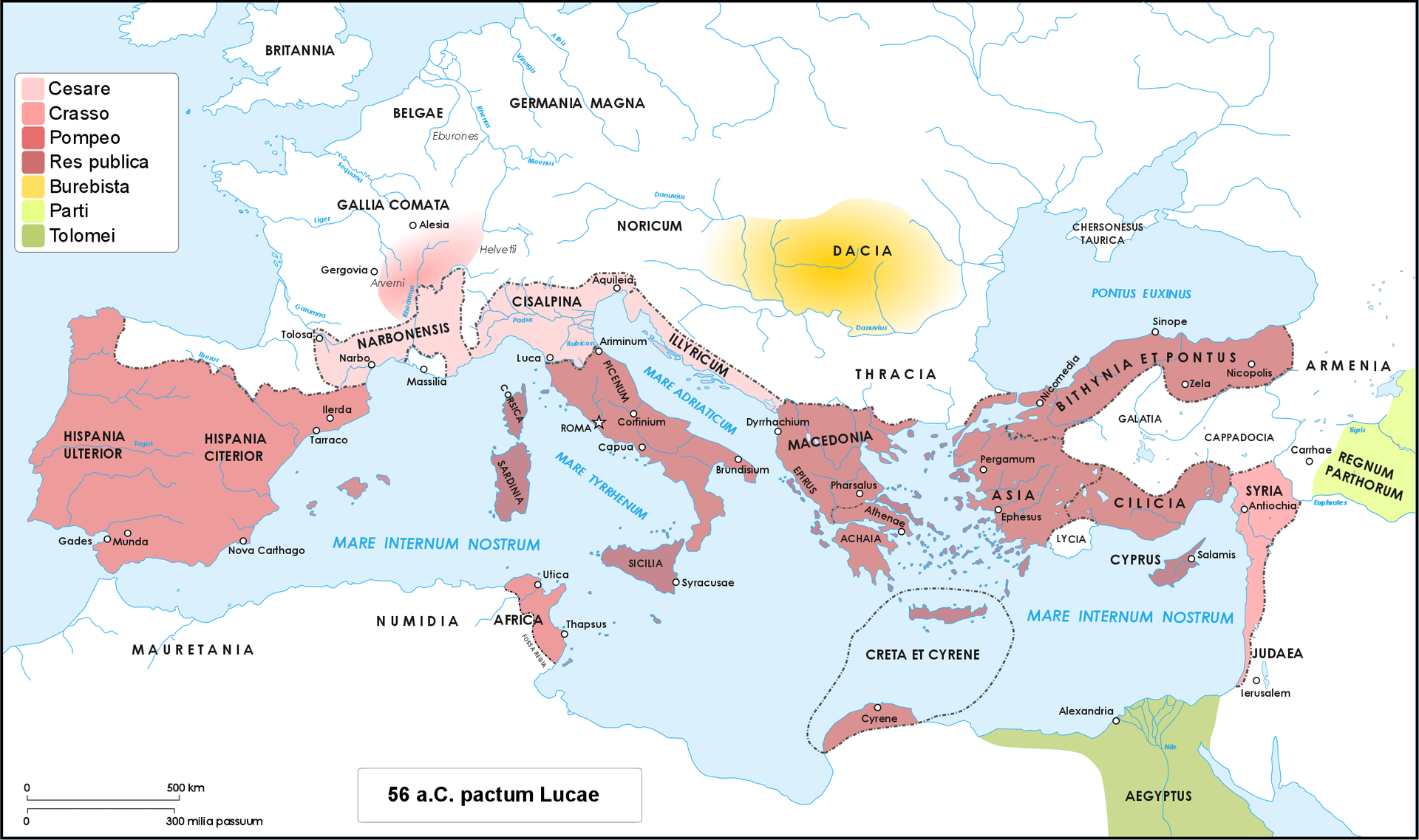The Provinces of the Roman Empire under Augustus