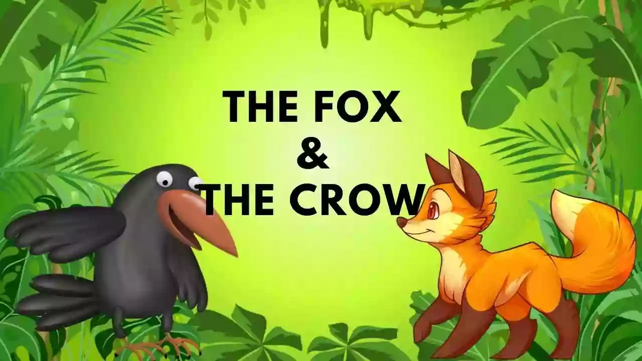 The Fox And The Crow - Aesop Fables Short Moral Story With Pictures