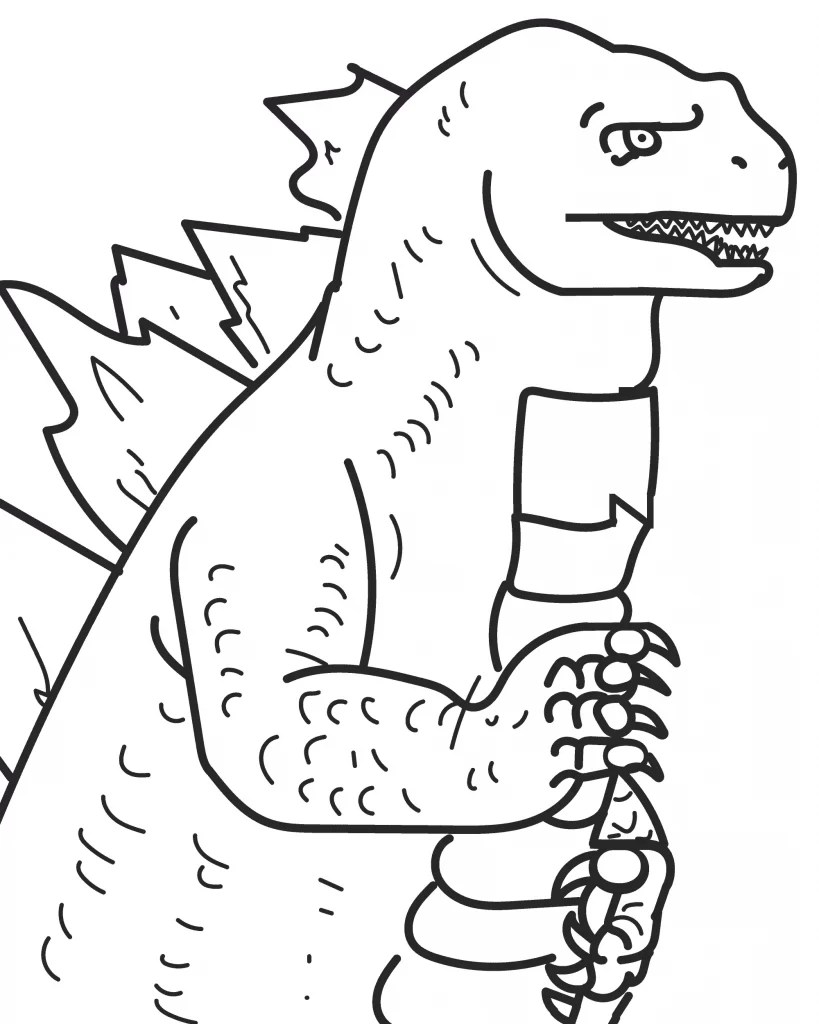 How To Draw Godzilla Step By Step Storiespub