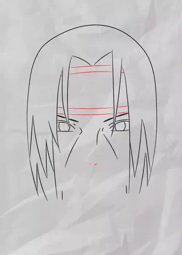 How to Draw Itachi Uchiha Easy Drawing Storiespub