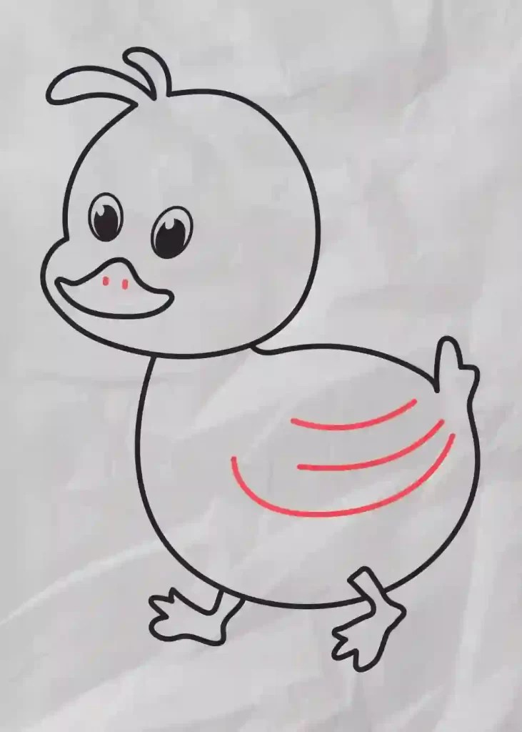How to Draw a Baby Duck Step By Step Storiespub