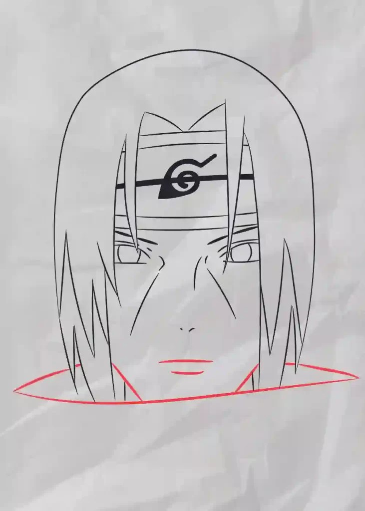How to Draw Itachi Uchiha Easy Drawing Storiespub