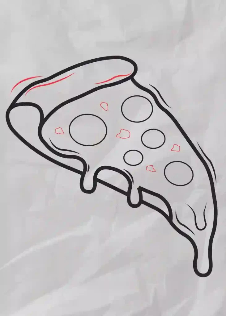 How to Draw a Pizza Slice Step by Step Guide Storiespub