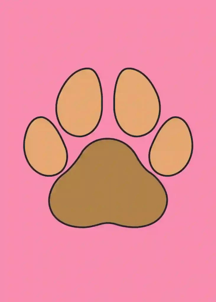 How to Draw a Dog Paw Print Step by Step Storiespub