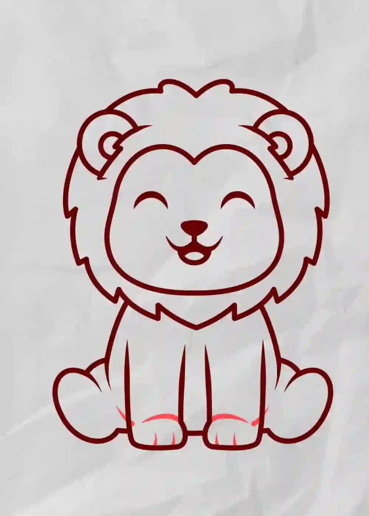How to Draw a Baby Lion Step By Step Storiespub