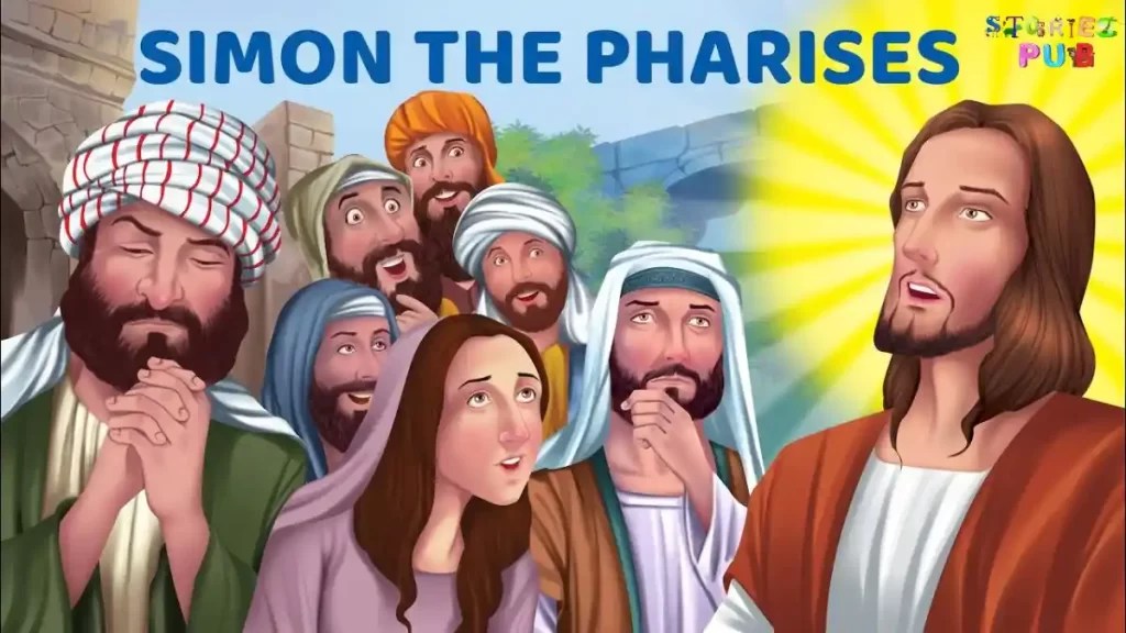 Jesus Visits Simon, The Pharisee Bible Story Storiespub