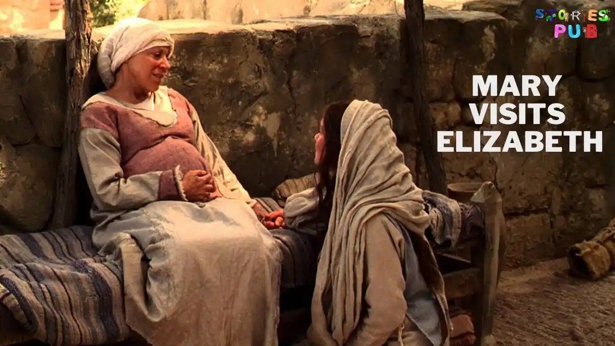 Mary Visits Elizabeth Bible Story Storiespub