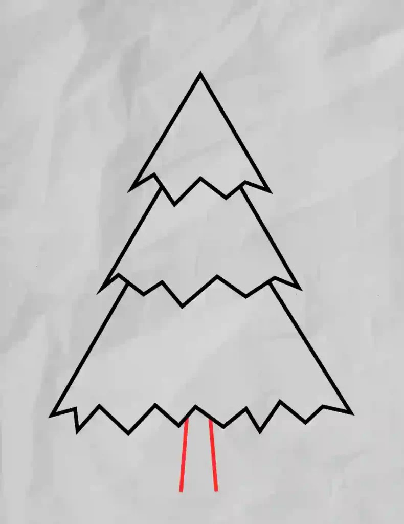 How to Draw a Christmas Tree A to Z Alphabet Drawing Storiespub