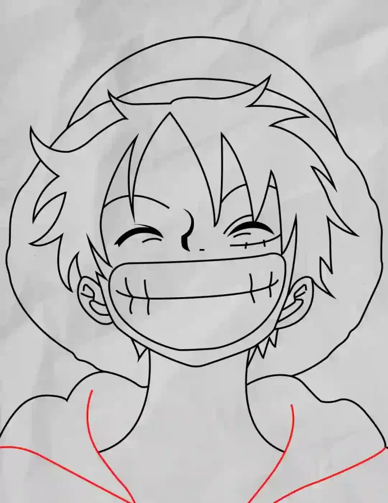 How To Draw Monkey D. Luffy Step By Step Storiespub