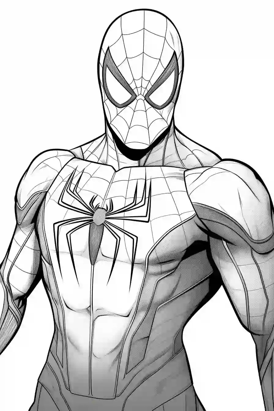 Aggregate more than 84 spiderman sketch for colouring latest in.eteachers