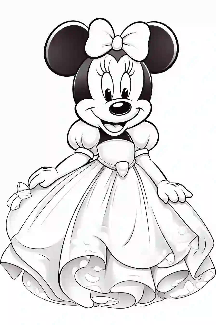 Disney Cartoon Characters Coloring Pages