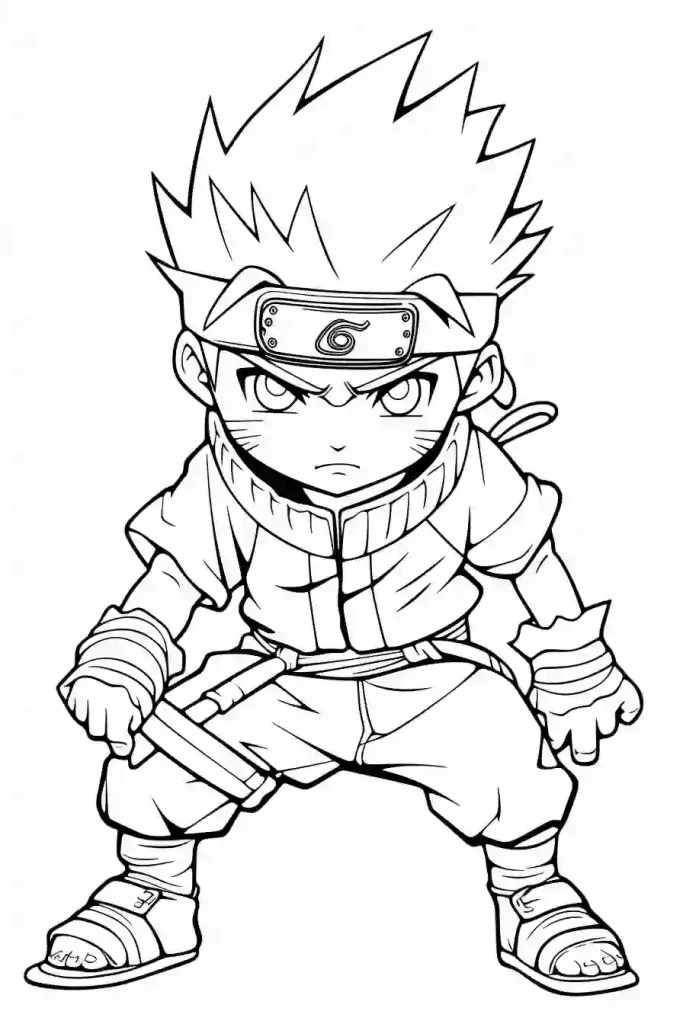 Naruto coloring pages For Kids & Adults Storiespub