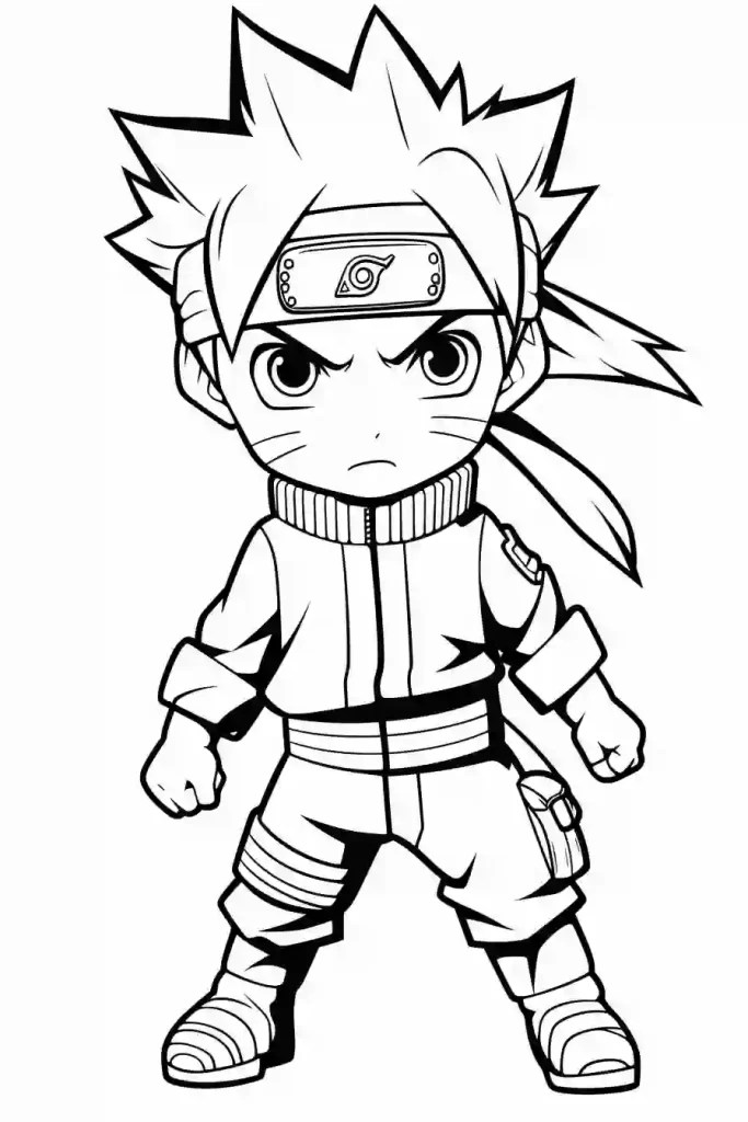 Naruto Coloring Pages For Kids & Adults Storiespub