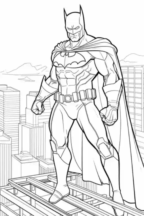 Free Batman Coloring Pages For Kids & Adults