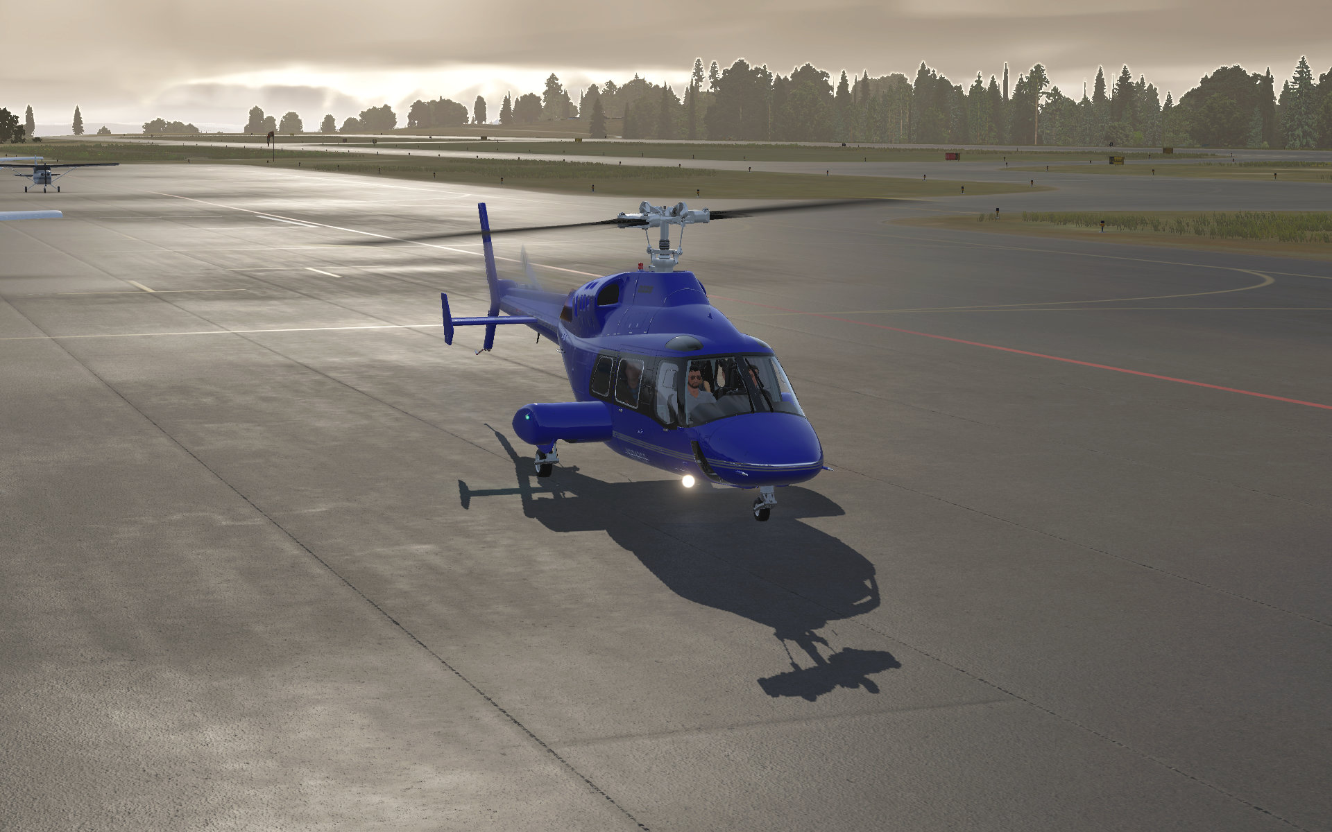 First impressions of the CowanSim 222B for XPlane 11 Stormbirds