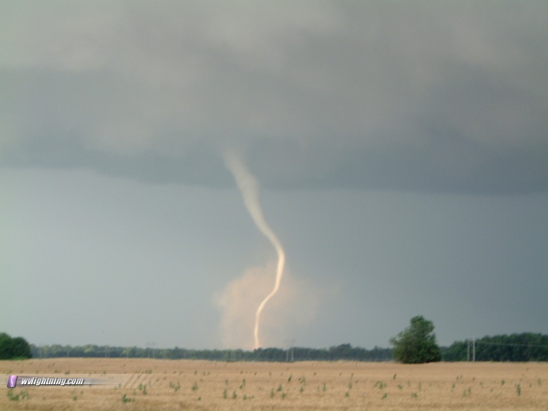Tornadoes at Mulvane and Rock, Kansas June 12, 2004