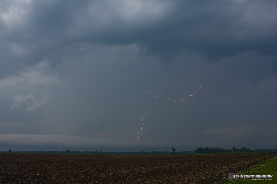 storm highway photo Lightning near Carlinville, IL June 8, 2010