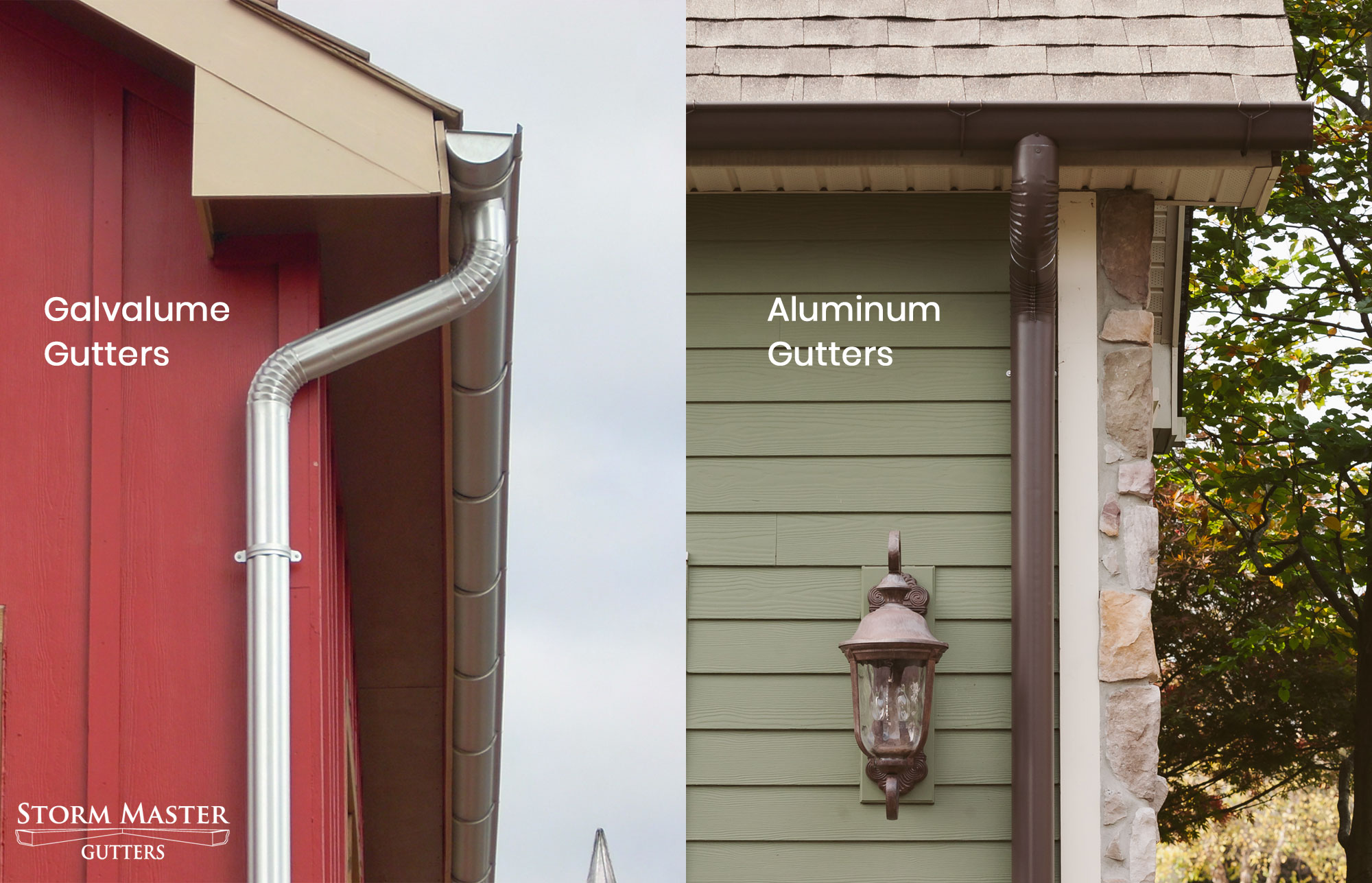 Gutter Showdown Galvalume Gutters Vs. Aluminum Gutters