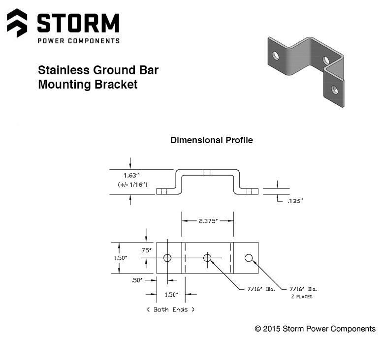 Ground Bars and Grounding Bus Bar Kits Storm Power Components