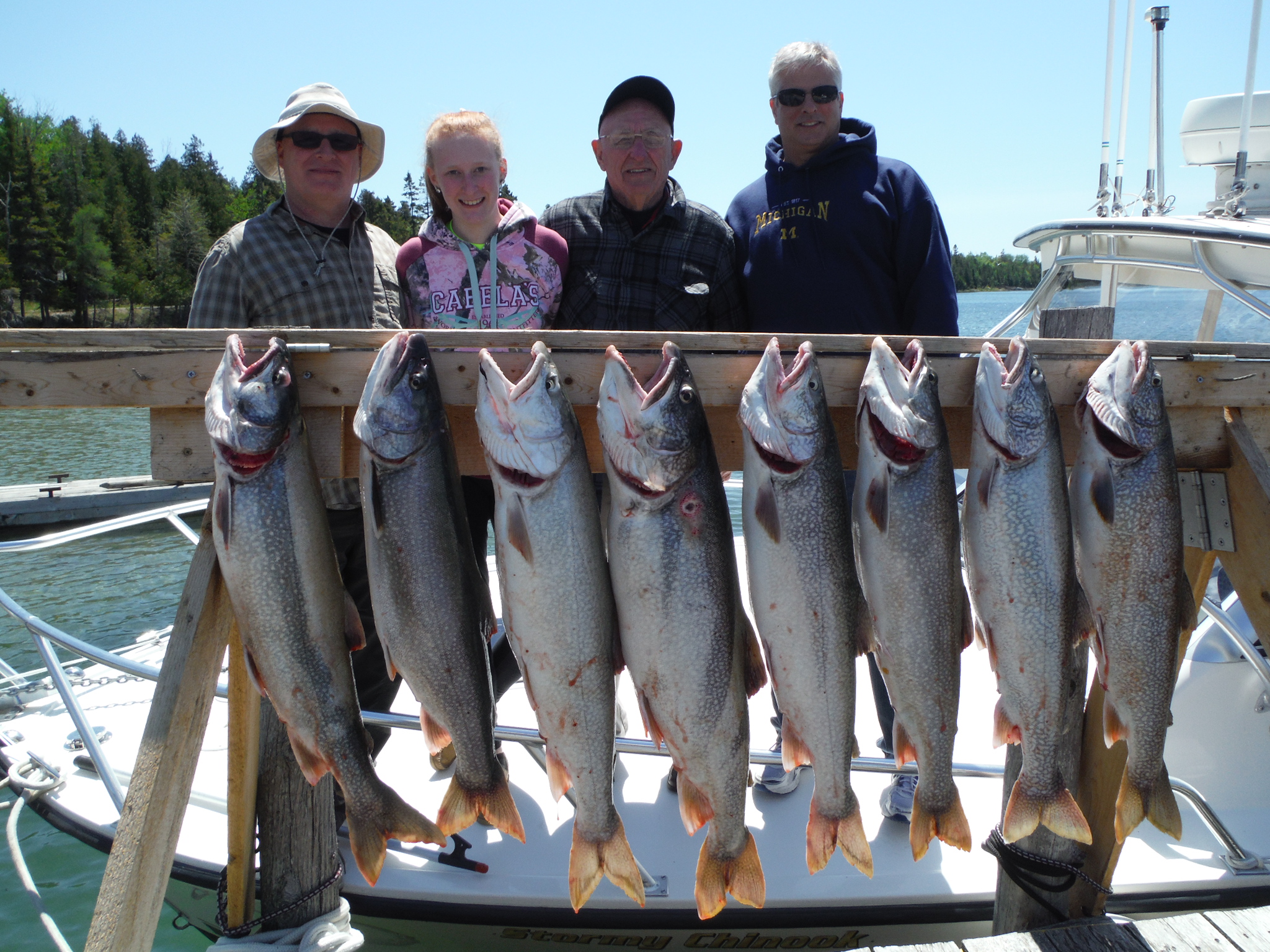 Atlantic Salmon Fishing Charters Drummond Island, Michigan