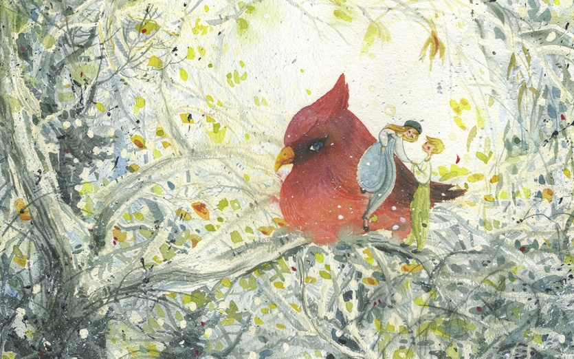 Cardinal by The Art of Alina Chau on Storybird