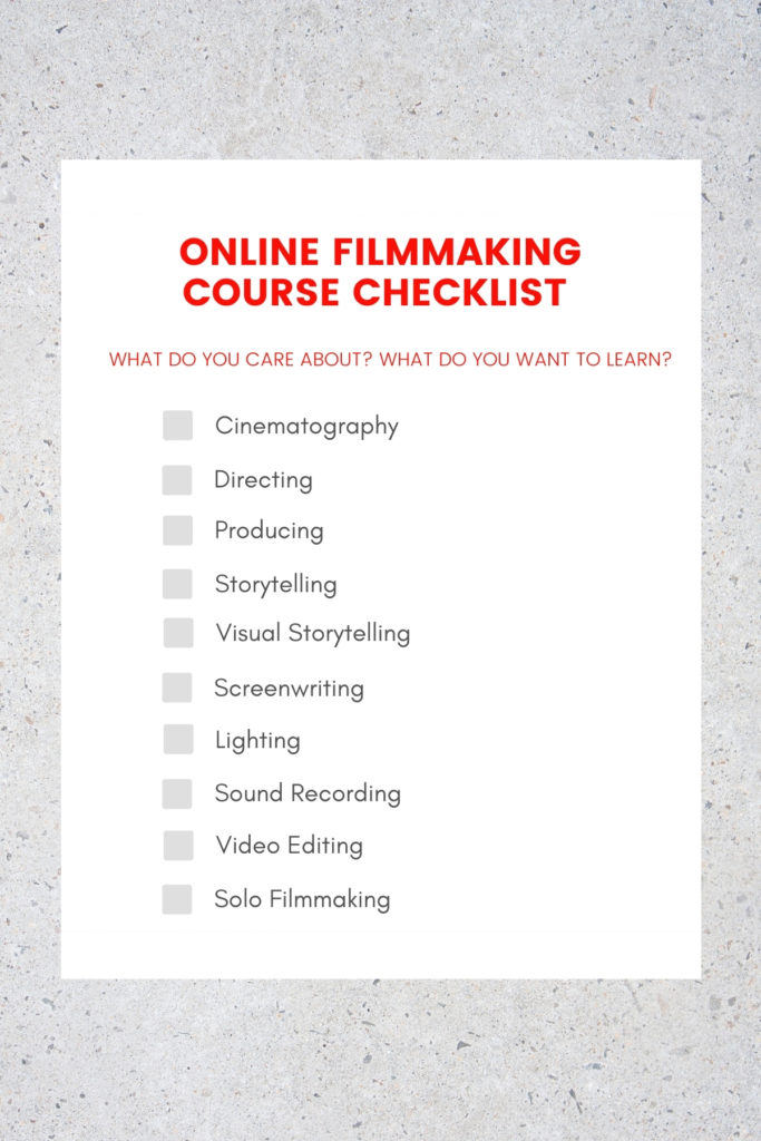 20 Online Filmmaking Courses and Tips to Help You Pick the Right Course