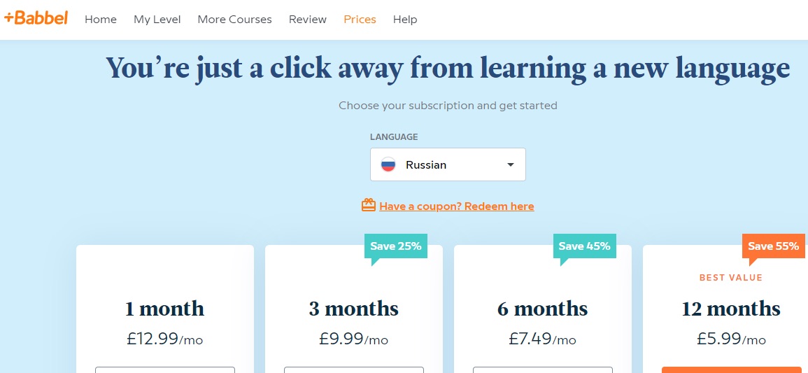 Babbel vs Rosetta Stone (2021) StoryLearning