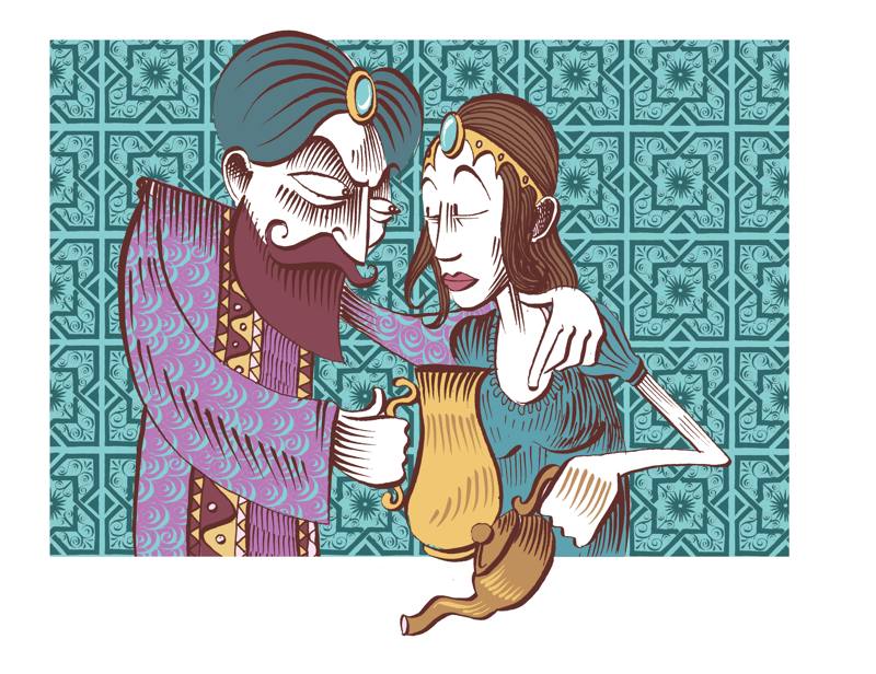 Aladdin's Lamp Storynory