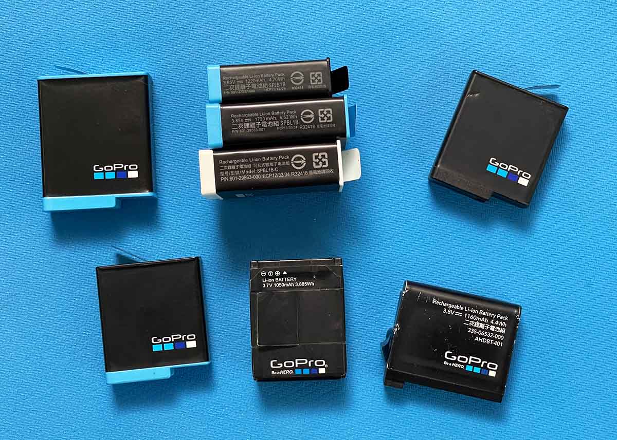 GoPro Battery Compatibility All Models (11 Batteries) 2 Charts