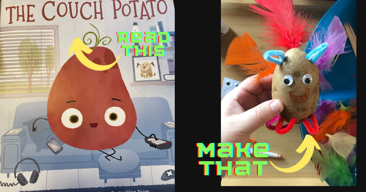 Couch Potato Jory John Story Time Craft