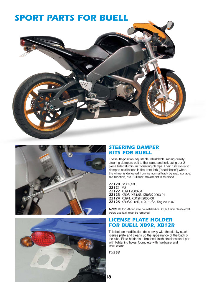 STORZ PERFORMANCE MOTORCYCLE ACCESSORIES