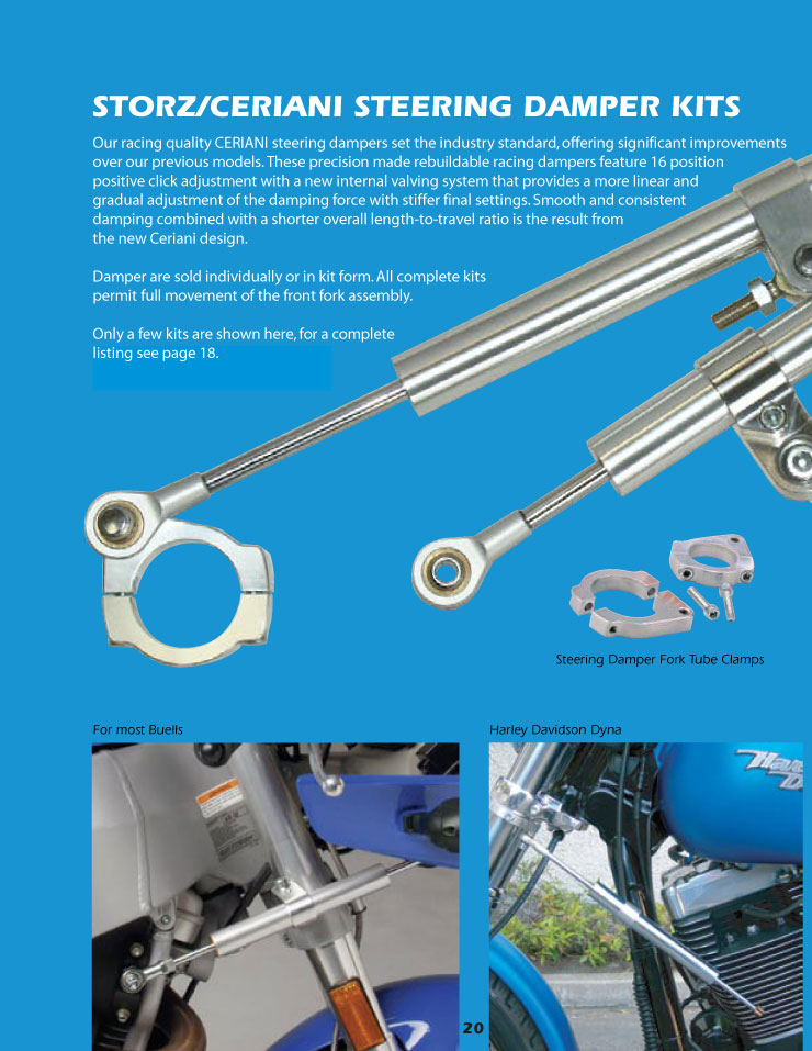 STORZ PERFORMANCE MOTORCYCLE ACCESSORIES