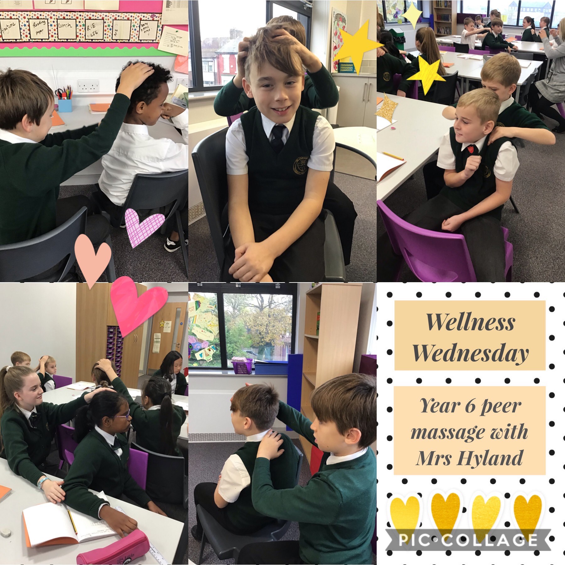 Peer Massage St Oswalds Catholic Primary School