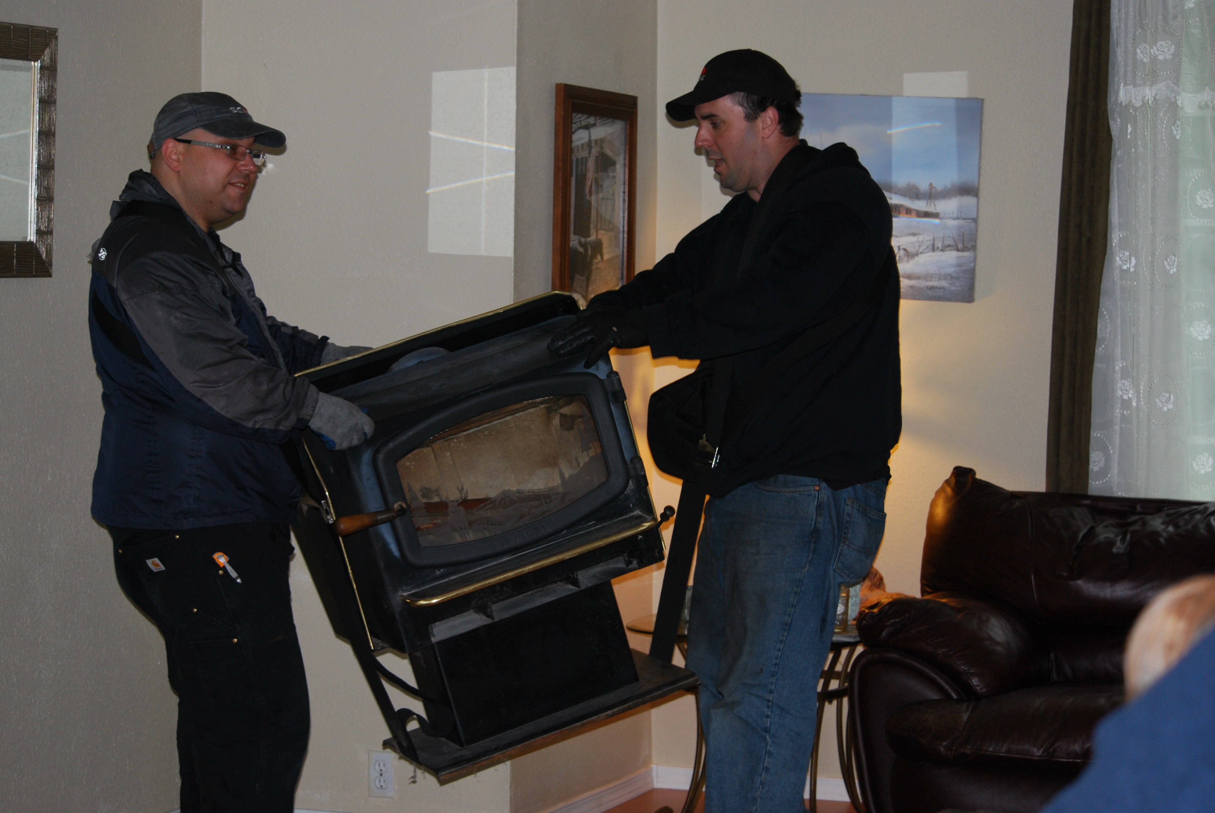 Bucks Stove Palace Stove Removal