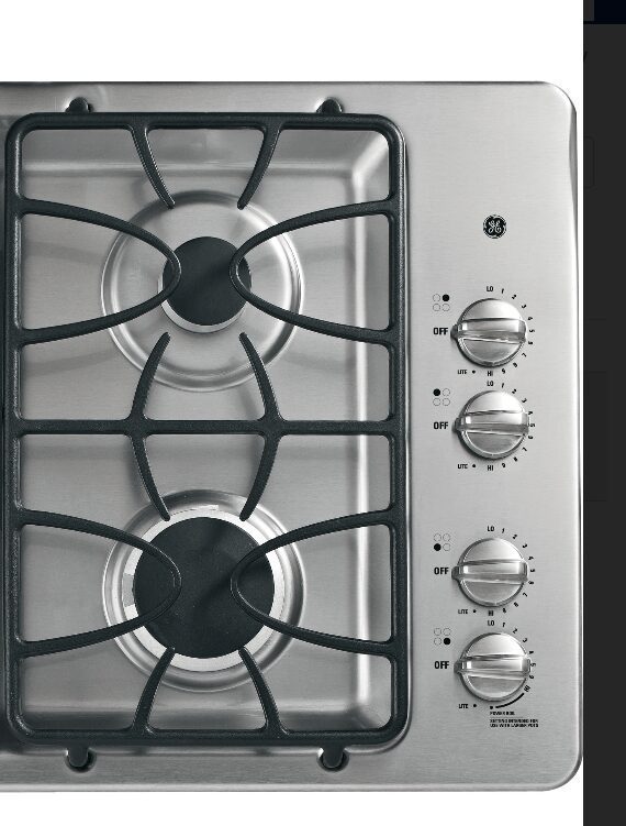 JGP333DET3BB GE Decal Protector Stove Shield