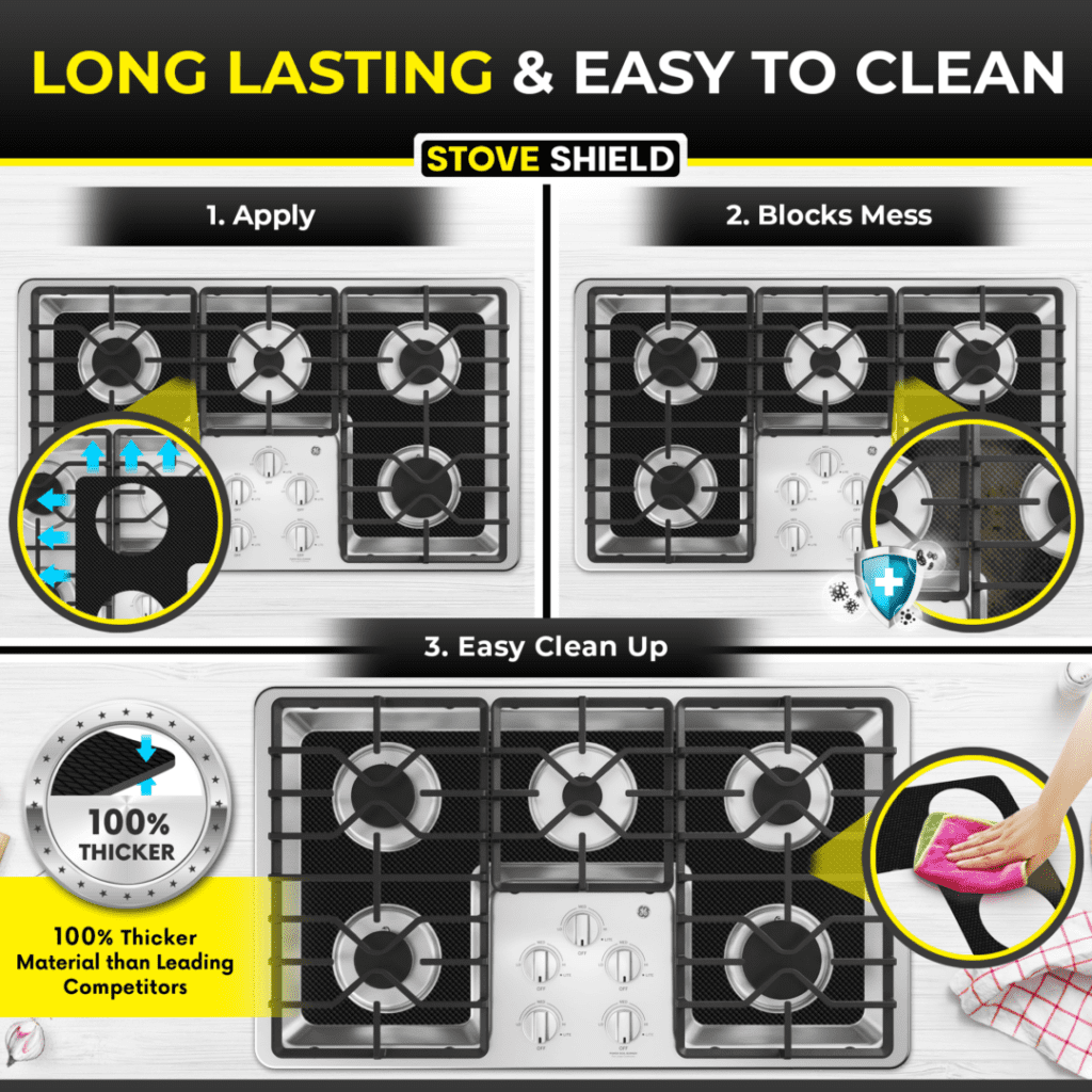 WFG505M0BS3 Whirlpool Stove Top Protector Stove Shield