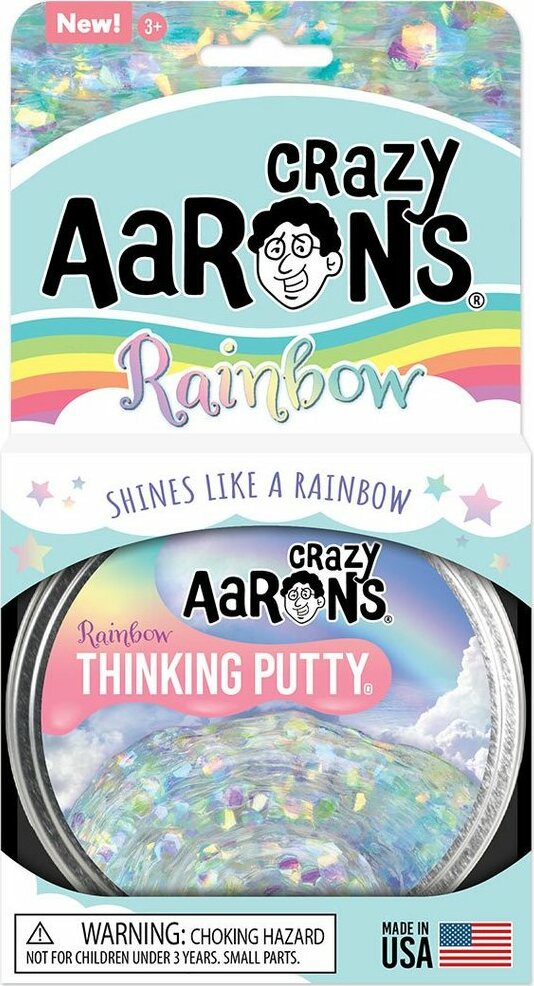 Crazy Aaron's Thinking Putty Iridescent, Rainbow Teaching Toys and Books