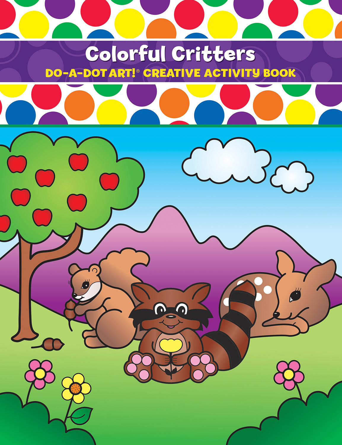 DOADOT ART COLORFUL CRITTERS ACTIVITY BOOK Lucky Duck Toys