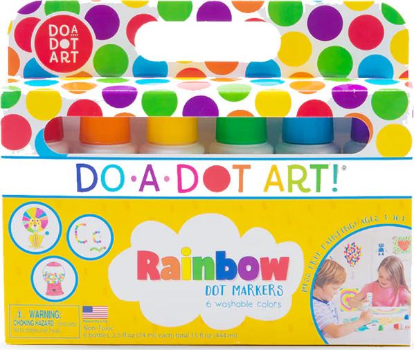 Do A Dot Markers 6pk Brilliant [Washable] Fun Stuff Toys
