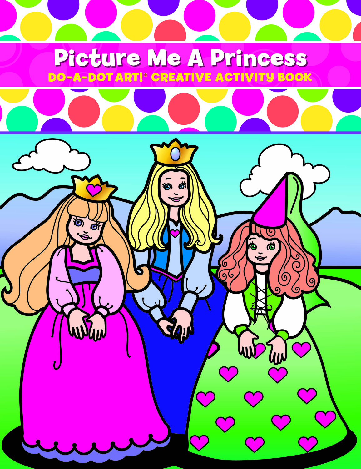 Do A Dot Picture Me A Princess Book Smart Kids Toys