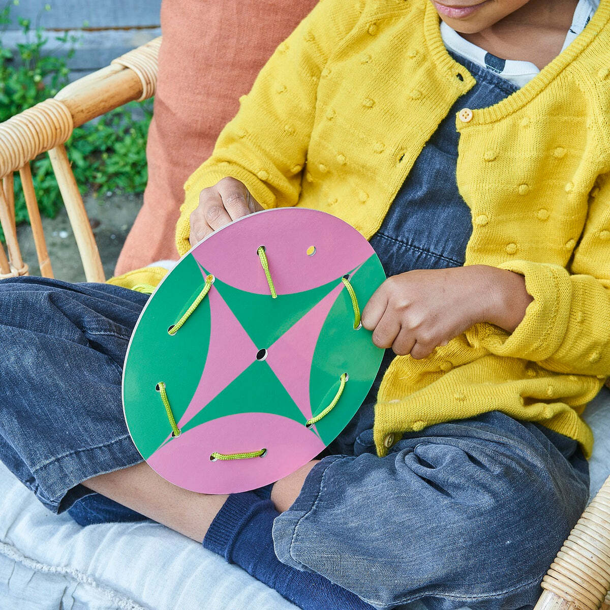 Shapes & Patterns Lacing Cards Stevensons Toys