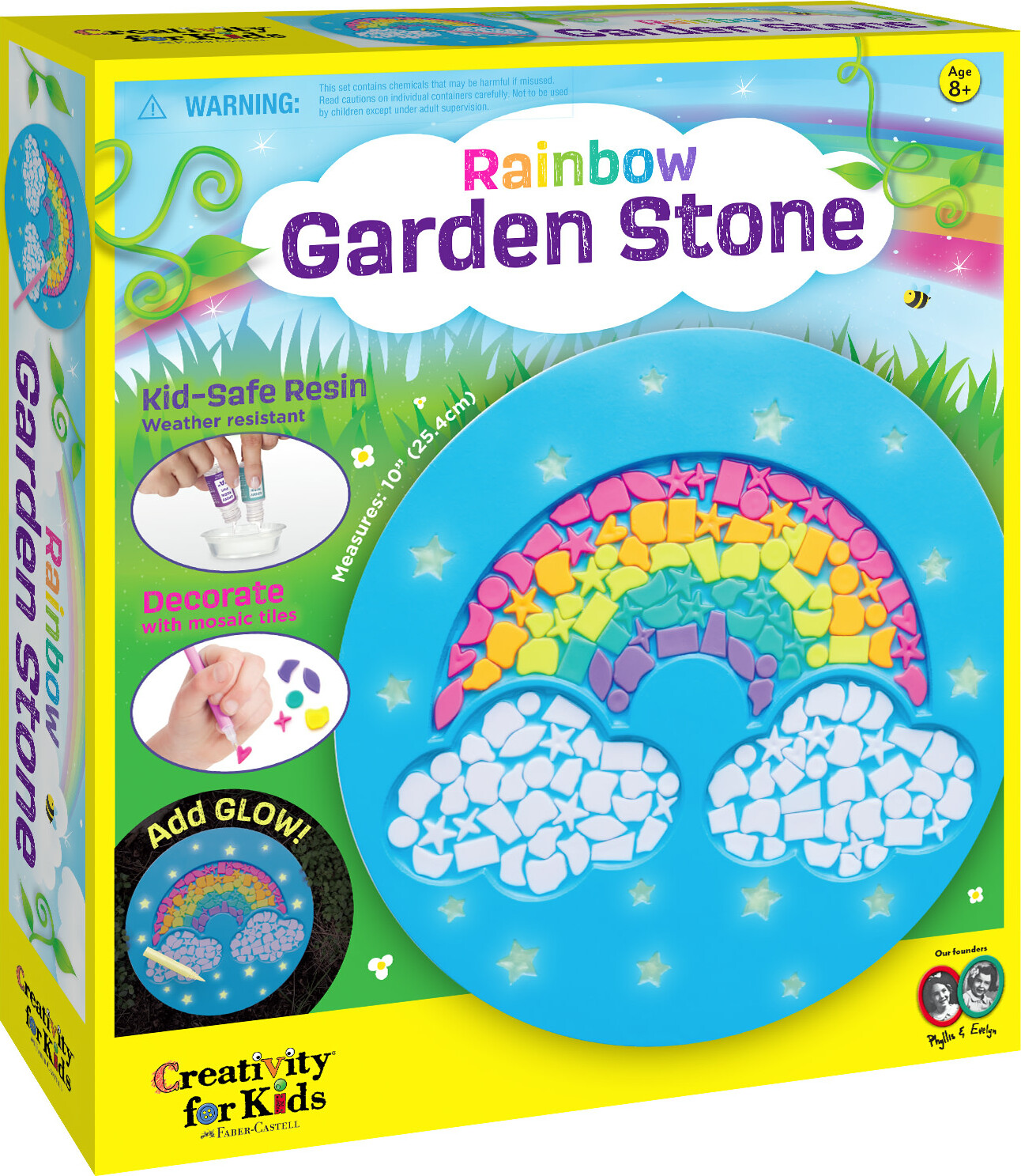 Rainbow Garden Stone Craft Kit Creativity for Kids